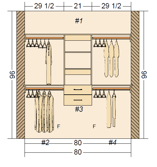 Stock Closet Type 1