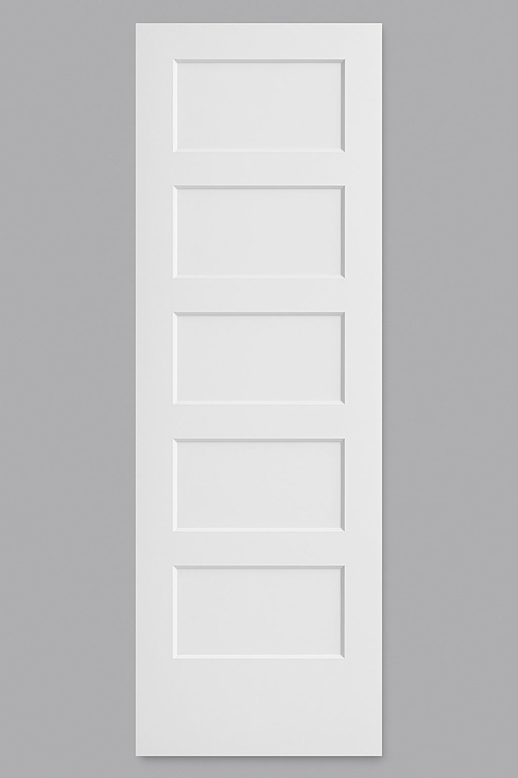 80" High 5 Panel Interior Single Door