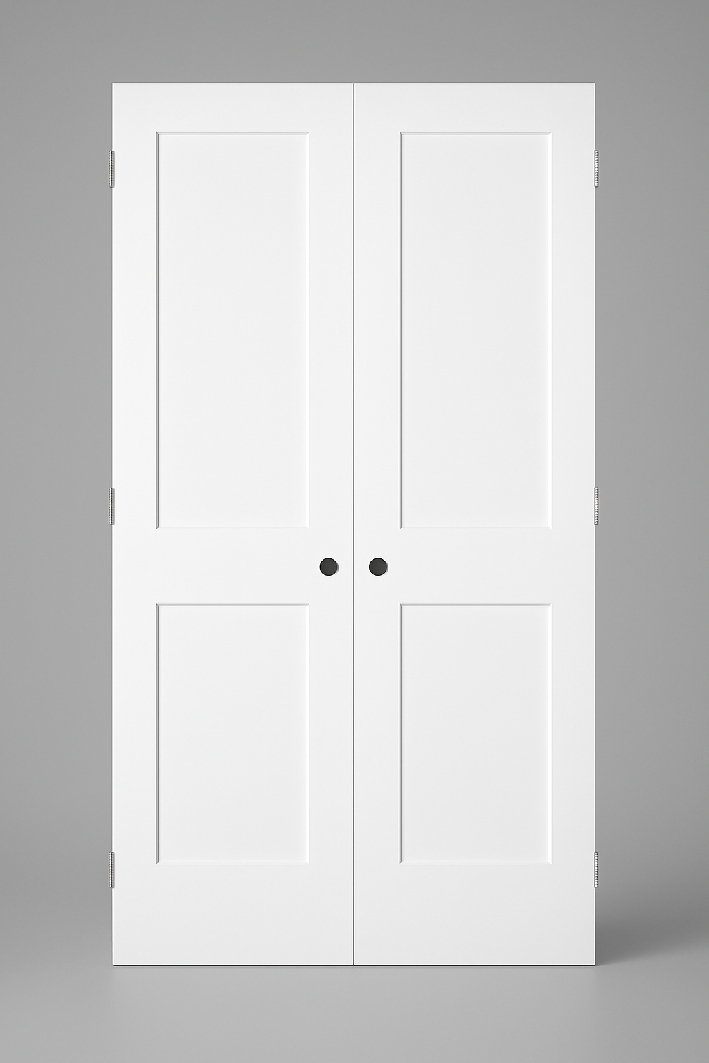 80" High 2 Panel Interior Double Door